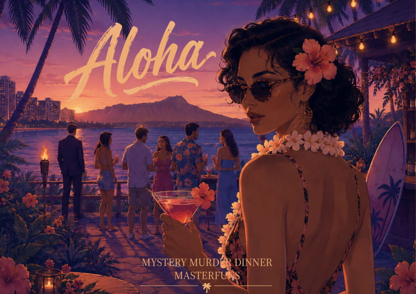 Детективный квест «Aloha» — готовый сценарий гавайской вечеринки