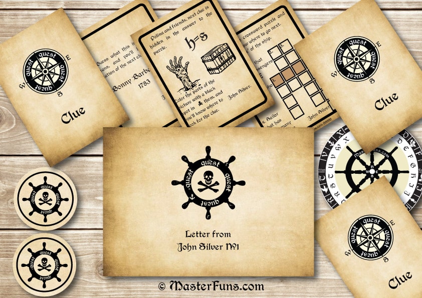 printable pirate treasure hunt