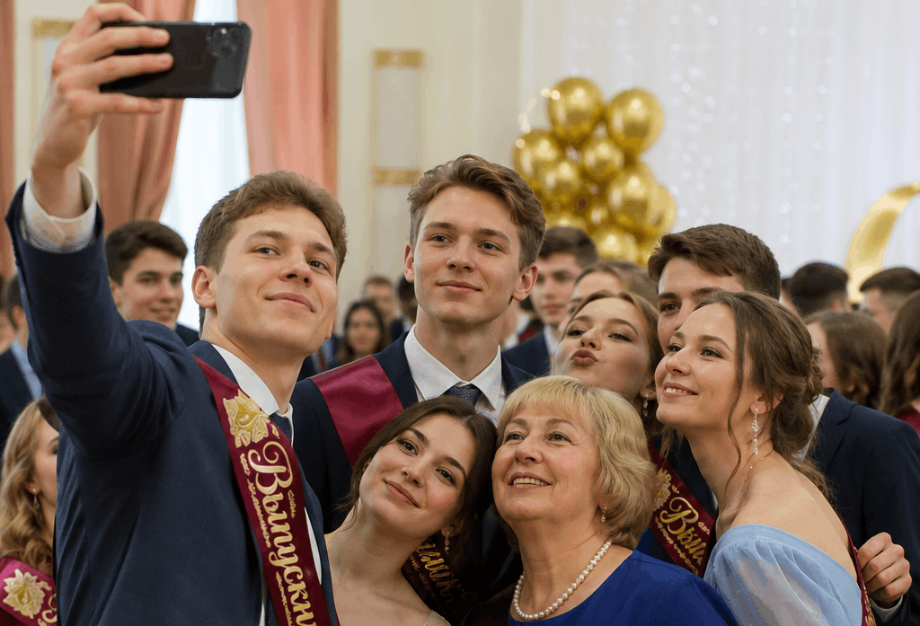 «Селфи-марафон» на выпускной