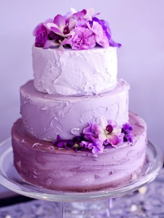 торт в фиолетовых тонах