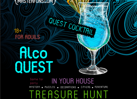 FunPrint “AlcoQuest” - printable treasure hunt for adults