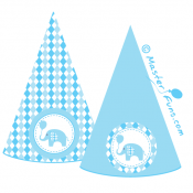 шаблон для печати голубые флажки